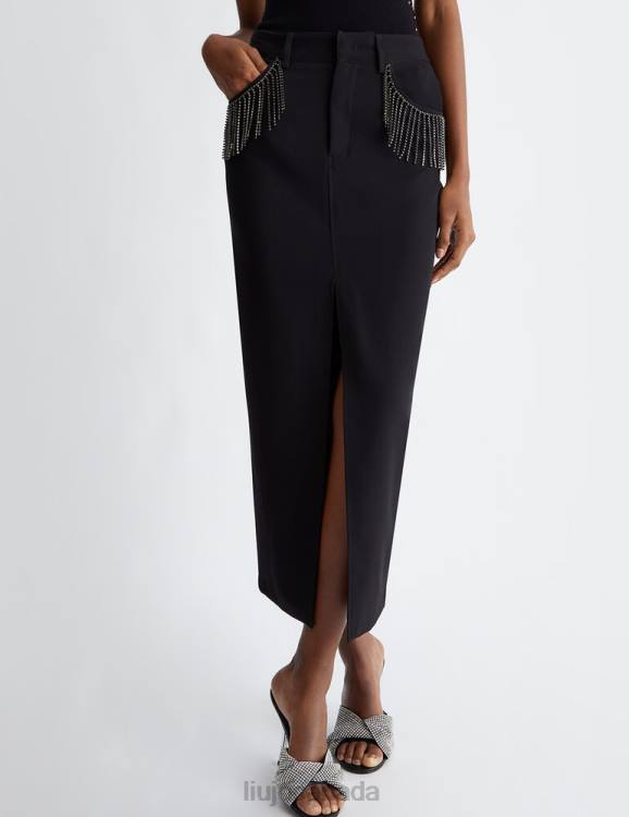 Clothing Liu Jo Skirt With Rhinestones Women F606942