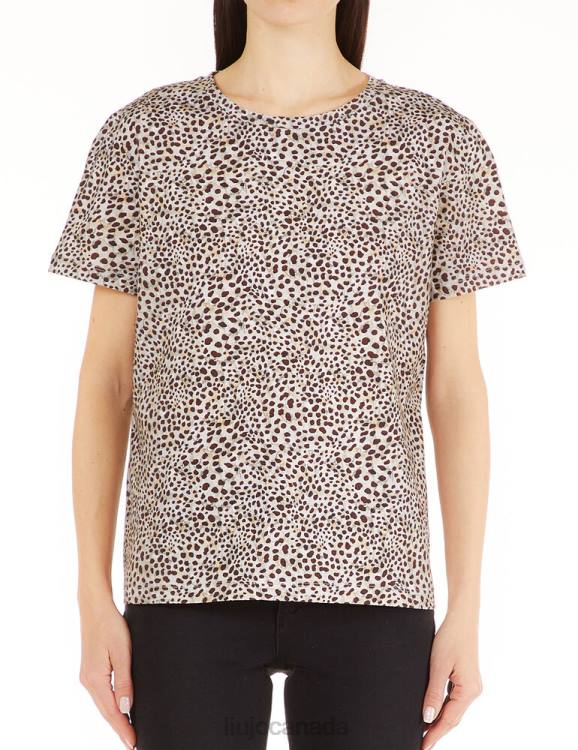 Clothing Liu Jo Animal-Print Cotton T-Shirt Women F6062645