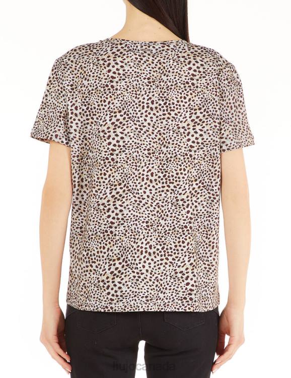 Clothing Liu Jo Animal-Print Cotton T-Shirt Women F6062645