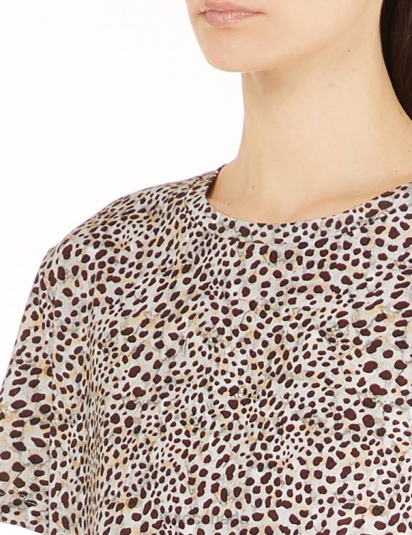 Clothing Liu Jo Animal-Print Cotton T-Shirt Women F6062645
