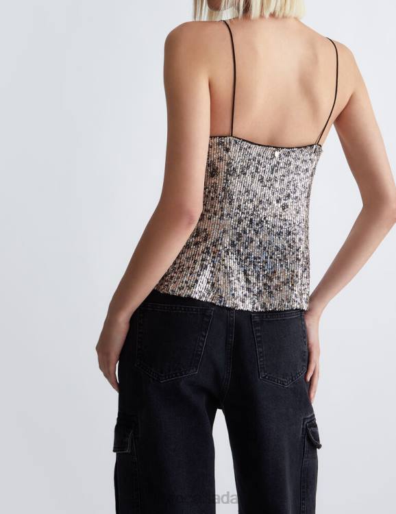 Clothing Liu Jo Animal-Print Top With Sequins Women F606332