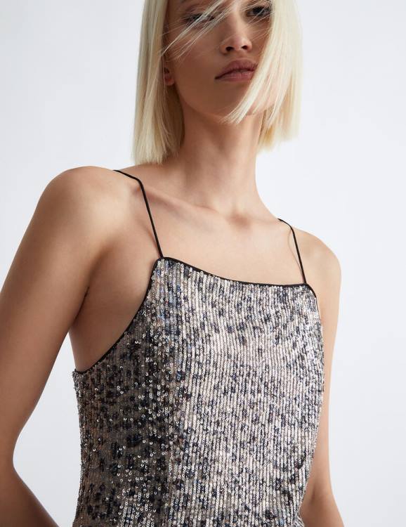 Clothing Liu Jo Animal-Print Top With Sequins Women F606332