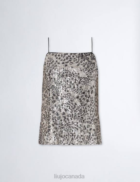 Clothing Liu Jo Animal-Print Top With Sequins Women F606332