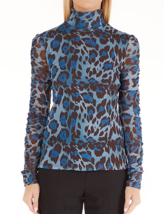 Clothing Liu Jo Animal-Print Tulle T-Shirt Women F6062666