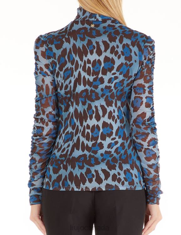 Clothing Liu Jo Animal-Print Tulle T-Shirt Women F6062666