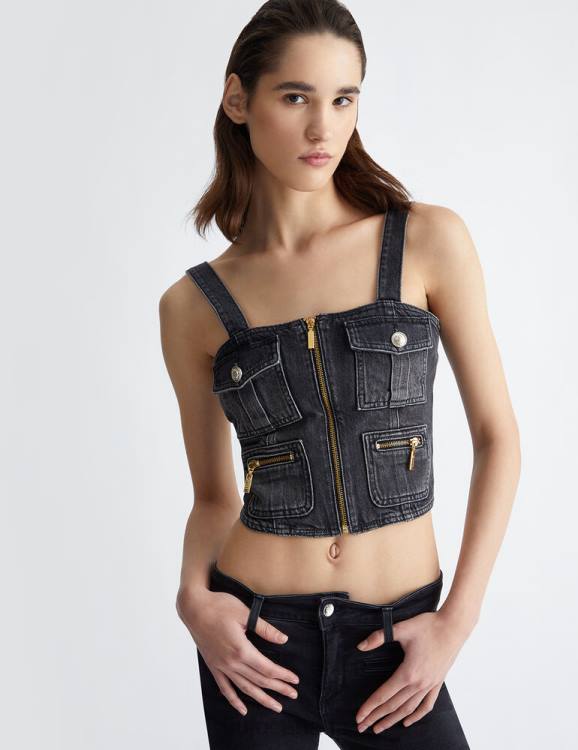 Clothing Liu Jo Denim Top Women F606911