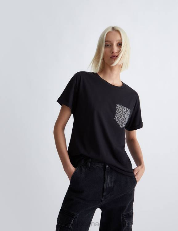 Clothing Liu Jo Eco-Friendly T-Shirt With Gemstones Women F606890