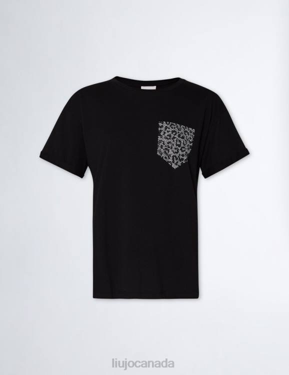 Clothing Liu Jo Eco-Friendly T-Shirt With Gemstones Women F606890