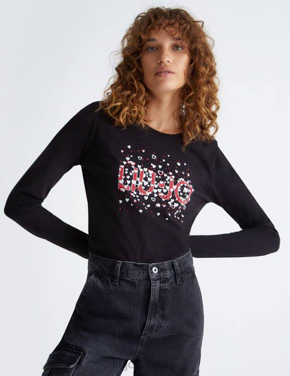Clothing Liu Jo Eco-Friendly T-Shirt With Heart Print Women F606752