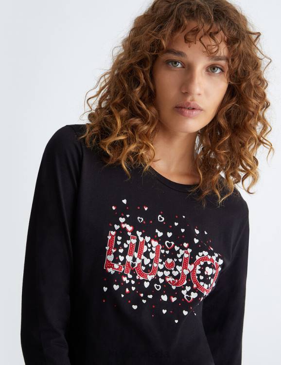 Clothing Liu Jo Eco-Friendly T-Shirt With Heart Print Women F606752