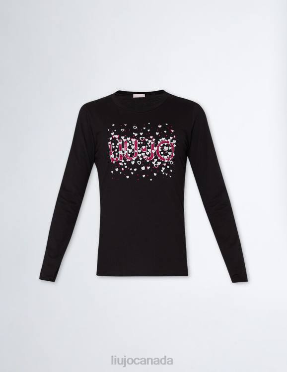 Clothing Liu Jo Eco-Friendly T-Shirt With Heart Print Women F606752