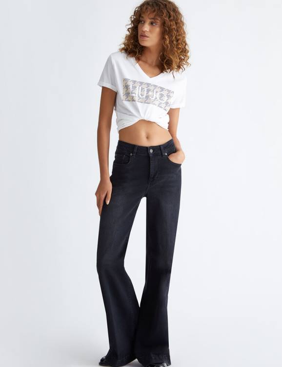 Clothing Liu Jo Eco-Friendly T-Shirt With Logo Women F6068