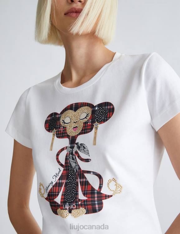 Clothing Liu Jo Eco-Friendly T-Shirt With Monkey Print Women F606184
