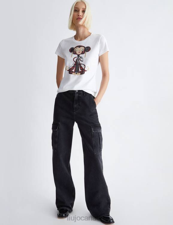 Clothing Liu Jo Eco-Friendly T-Shirt With Monkey Print Women F606184