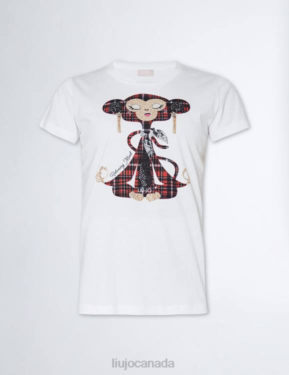 Clothing Liu Jo Eco-Friendly T-Shirt With Monkey Print Women F606184