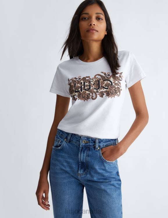 Clothing Liu Jo Eco-Friendly T-Shirt With Paisley Print Women F606643