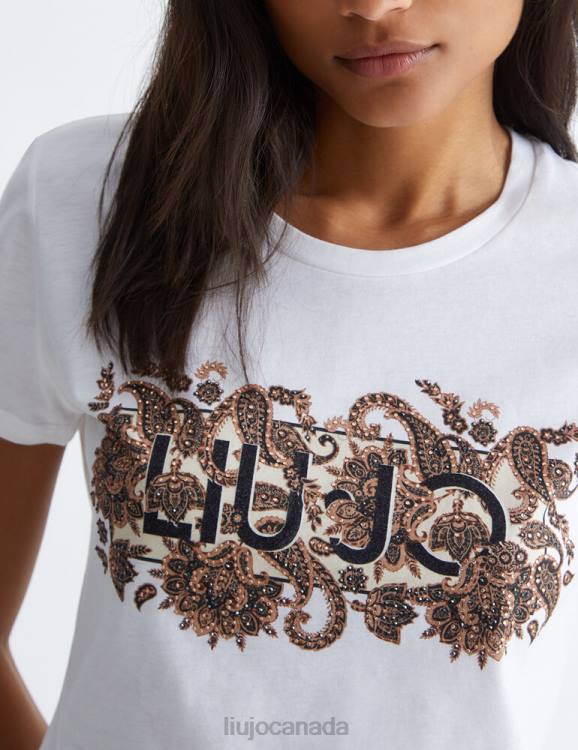 Clothing Liu Jo Eco-Friendly T-Shirt With Paisley Print Women F606643
