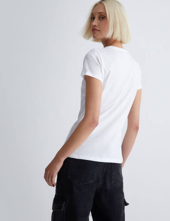 Clothing Liu Jo Eco-Friendly T-Shirt With Print Women F606972