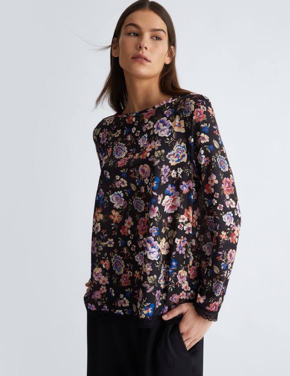 Clothing Liu Jo Floral Blouse Women F606393
