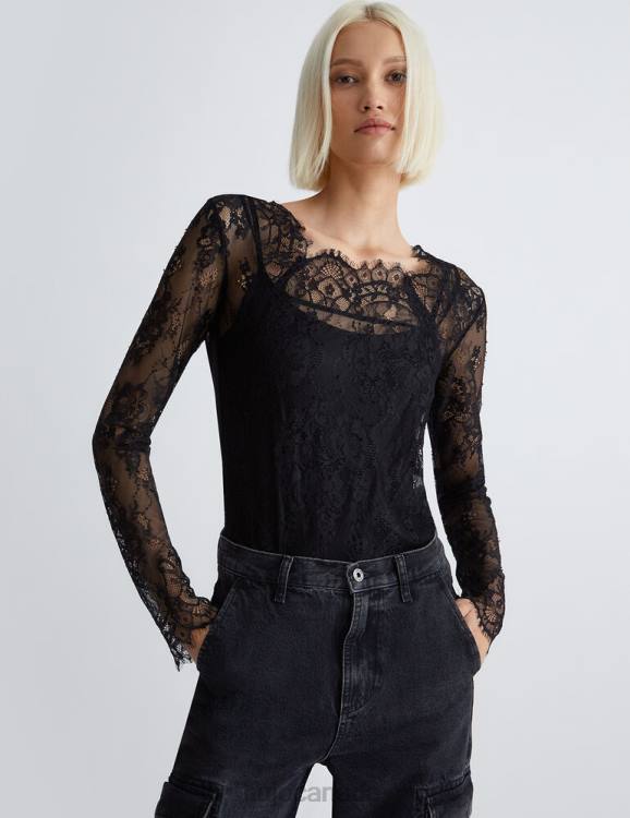 Clothing Liu Jo Lace T-Shirt Women F606556