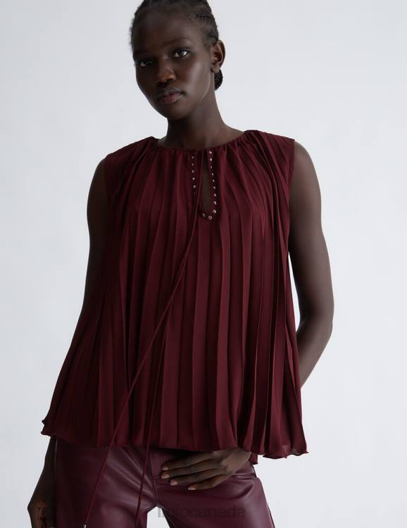 Clothing Liu Jo Pleated Top Women F606167