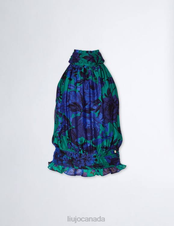 Clothing Liu Jo Silk Blend Floral Top Women F606197
