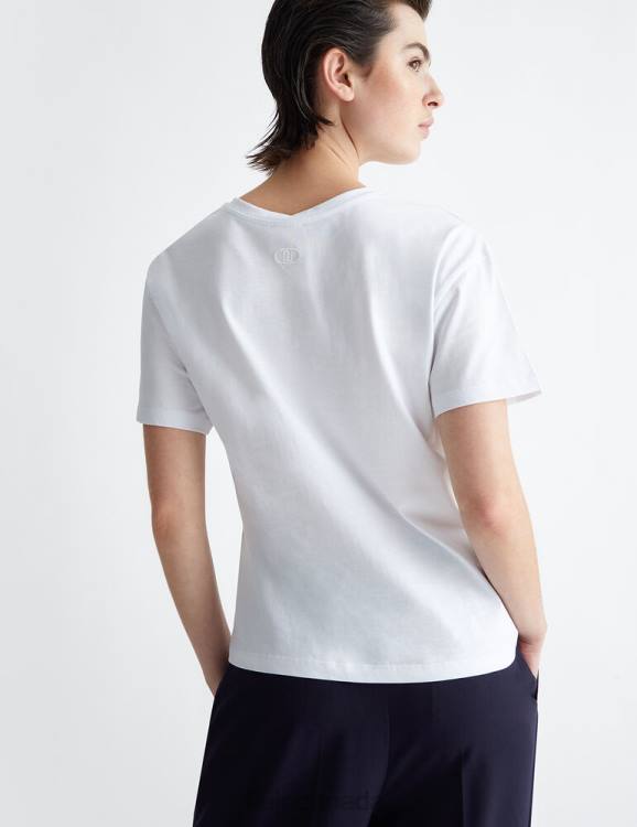 Clothing Liu Jo T-Shirt With Asymmetric Gathering Women F606584