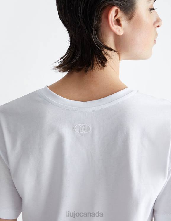 Clothing Liu Jo T-Shirt With Asymmetric Gathering Women F606584