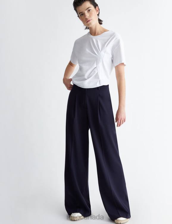 Clothing Liu Jo T-Shirt With Asymmetric Gathering Women F606584