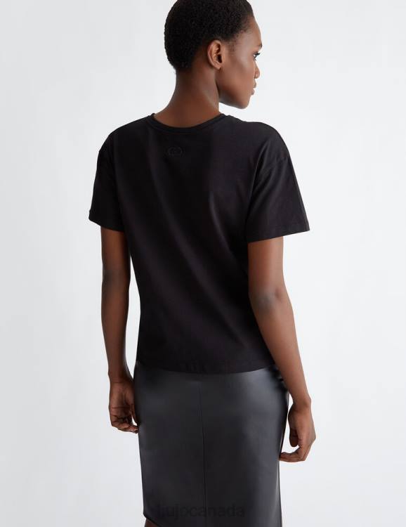 Clothing Liu Jo T-Shirt With Asymmetric Gathering Women F606588