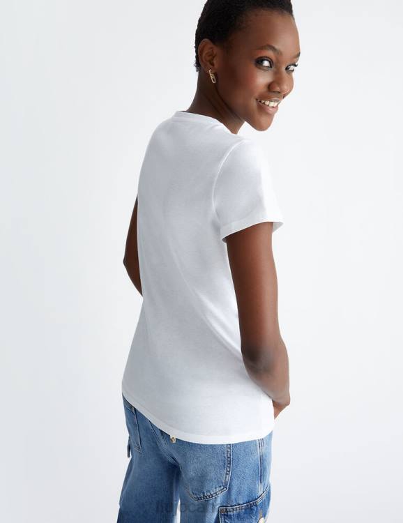 Clothing Liu Jo T-Shirt With Cupcake Print And Gemstones Women F606653
