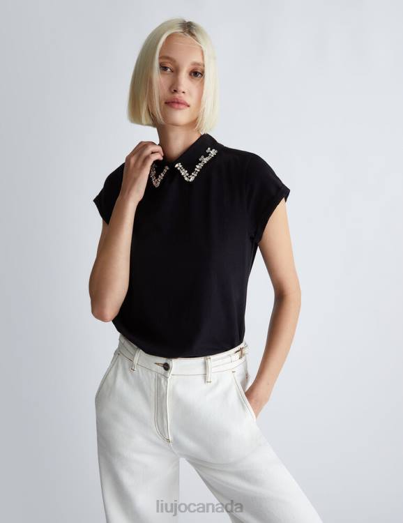 Clothing Liu Jo T-Shirt With Gemstones Women F606474