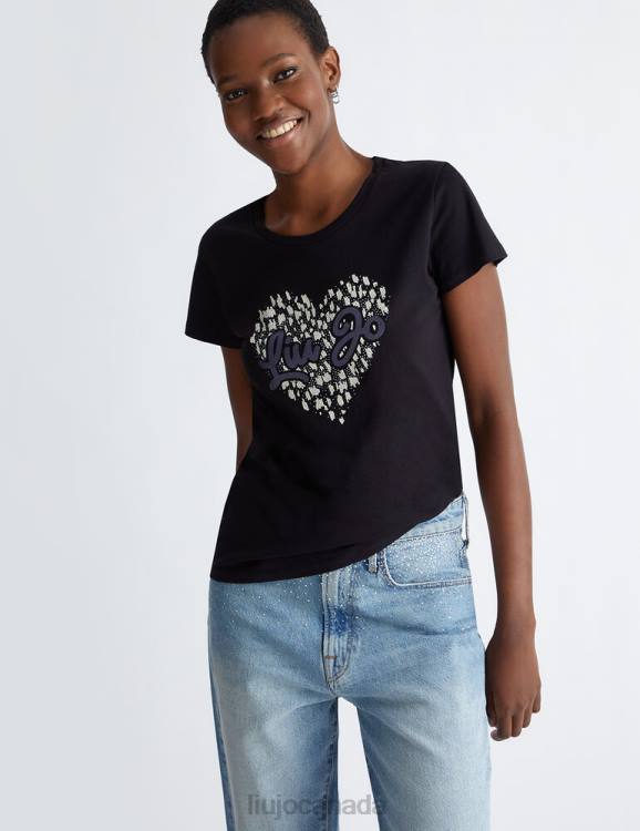 Clothing Liu Jo T-Shirt With Heart And Gemstones Women F606703