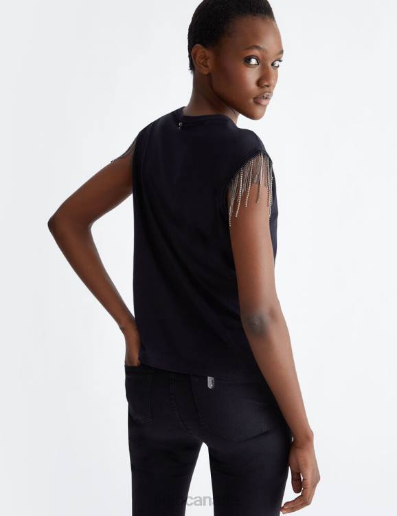 Clothing Liu Jo T-Shirt With Jewel Fringes Women F606691