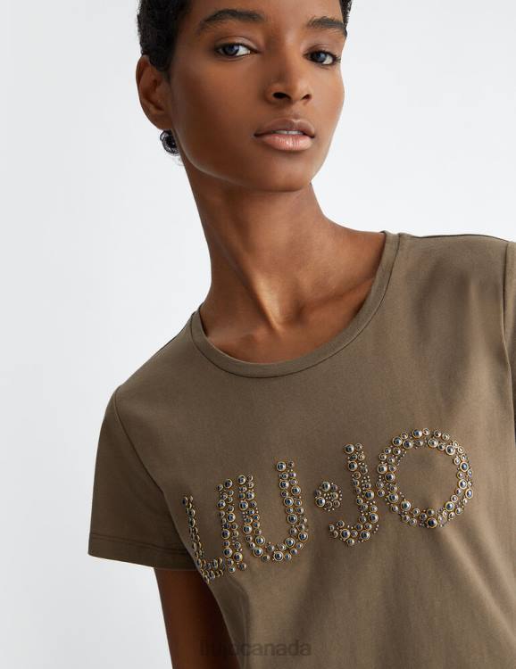 Clothing Liu Jo T-Shirt With Logo And Beads Women F606605