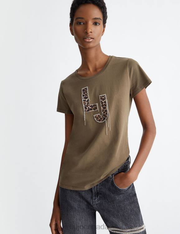 Clothing Liu Jo T-Shirt With Logo And Gemstones Women F606797
