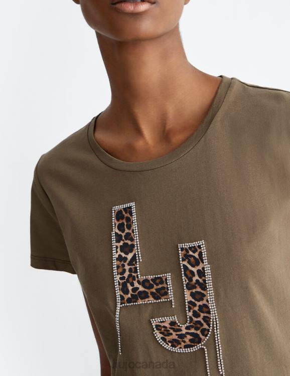 Clothing Liu Jo T-Shirt With Logo And Gemstones Women F606797