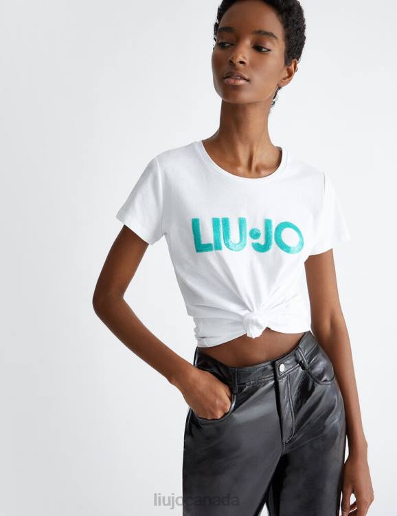 Clothing Liu Jo T-Shirt With Logo And Sequins Women F606626