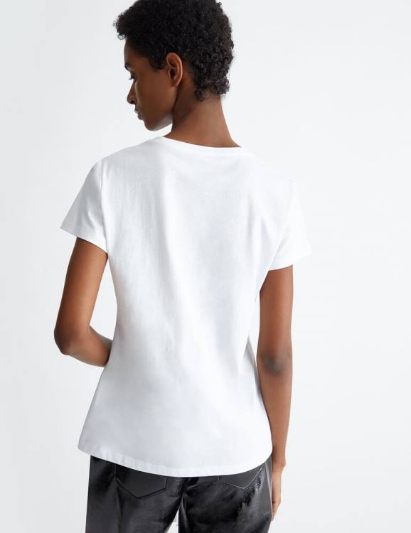 Clothing Liu Jo T-Shirt With Logo And Sequins Women F606626