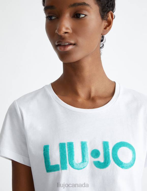 Clothing Liu Jo T-Shirt With Logo And Sequins Women F606626