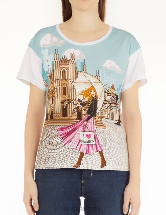 Clothing Liu Jo T-Shirt With Milan Print Women F6062575