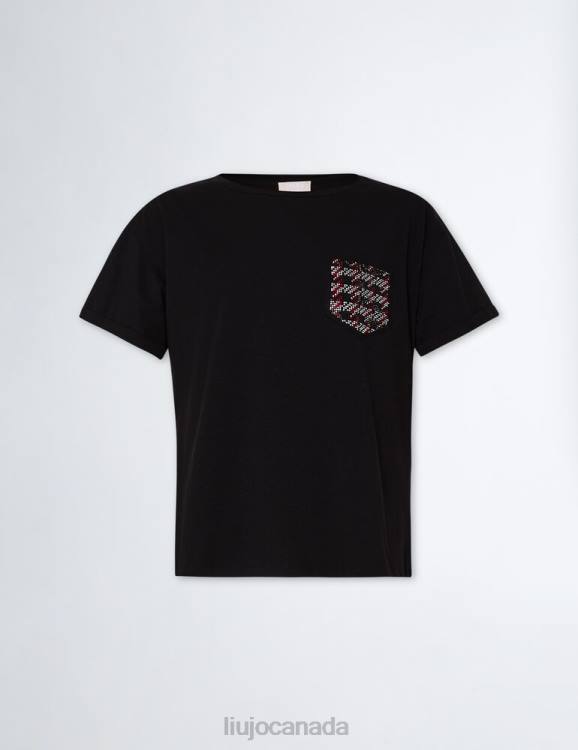 Clothing Liu Jo T-Shirt With Pocket And Studs Women F606825