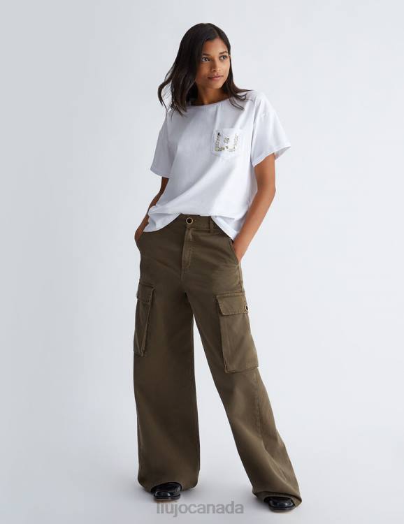 Clothing Liu Jo T-Shirt With Pocket And Studs Women F606871