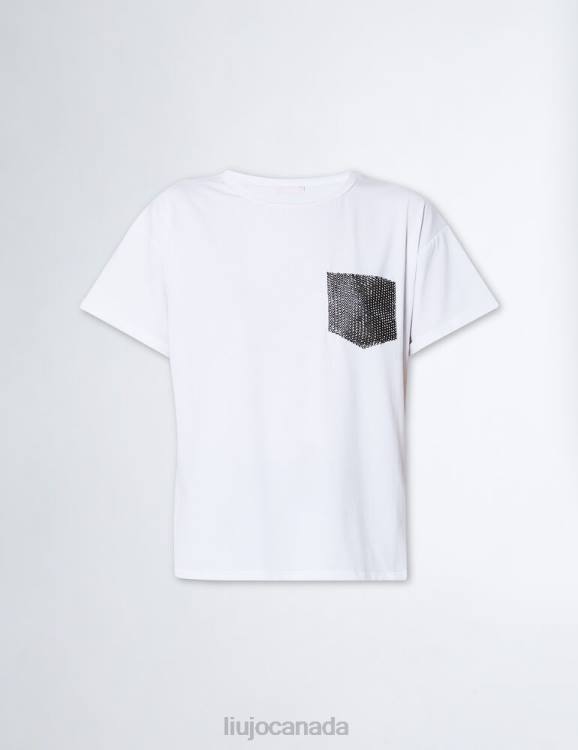 Clothing Liu Jo T-Shirt With Pocket And Studs Women F606881