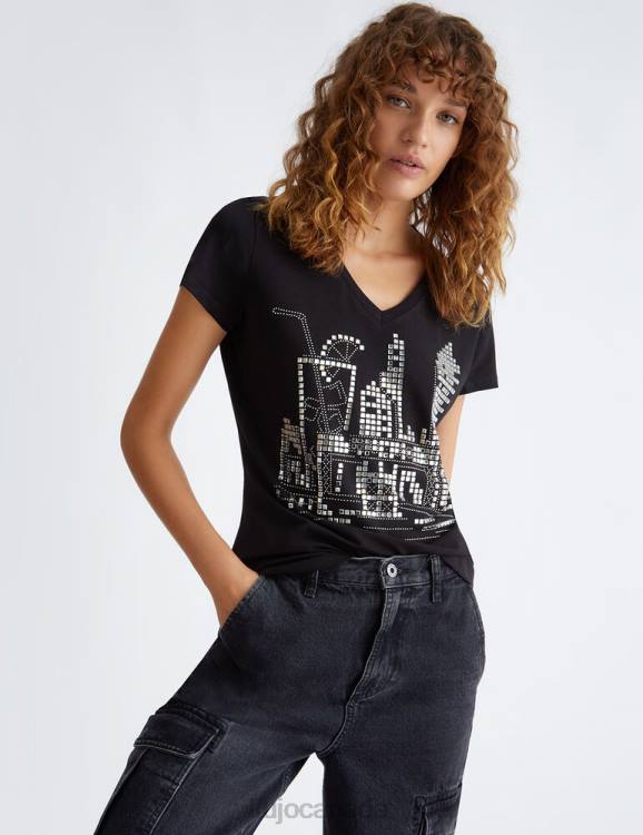 Clothing Liu Jo T-Shirt With Rhinestones Women F606189