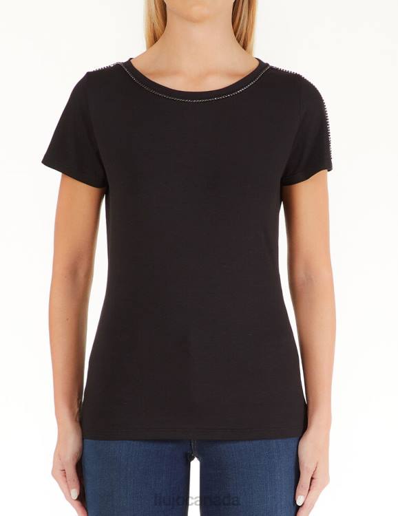 Clothing Liu Jo T-Shirt With Rhinestones Women F6062584