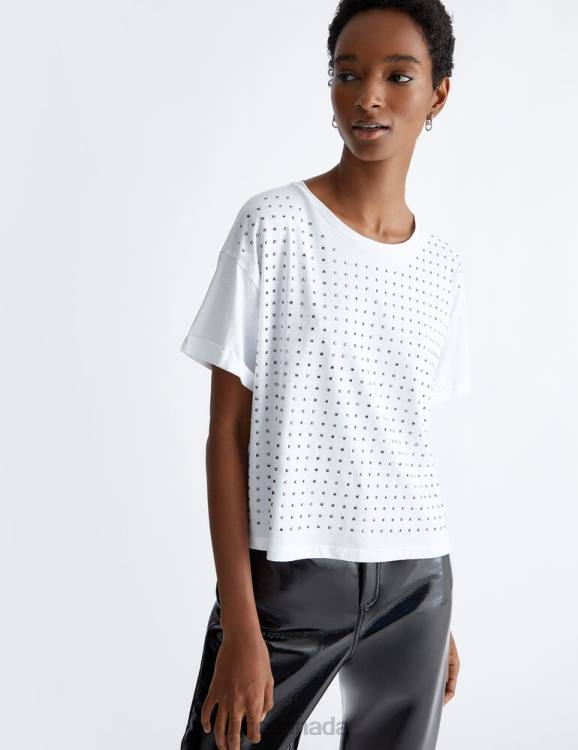 Clothing Liu Jo T-Shirt With Rhinestones Women F606593