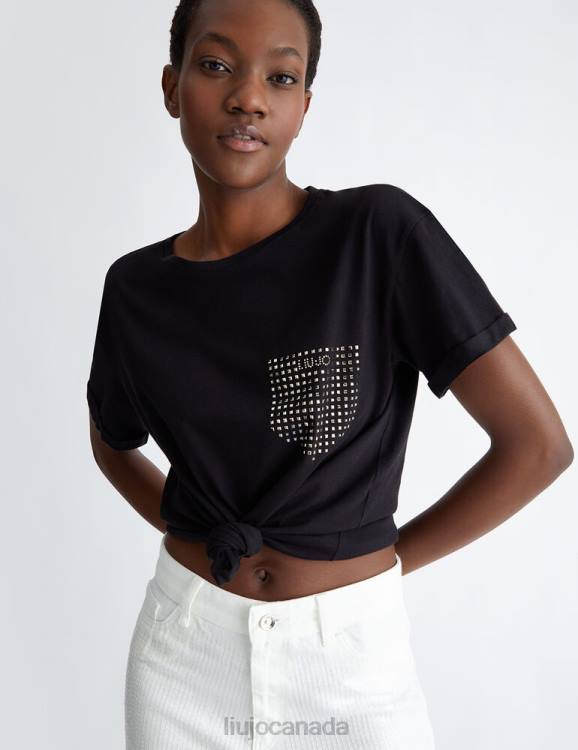 Clothing Liu Jo T-Shirt With Rhinestones Women F606596