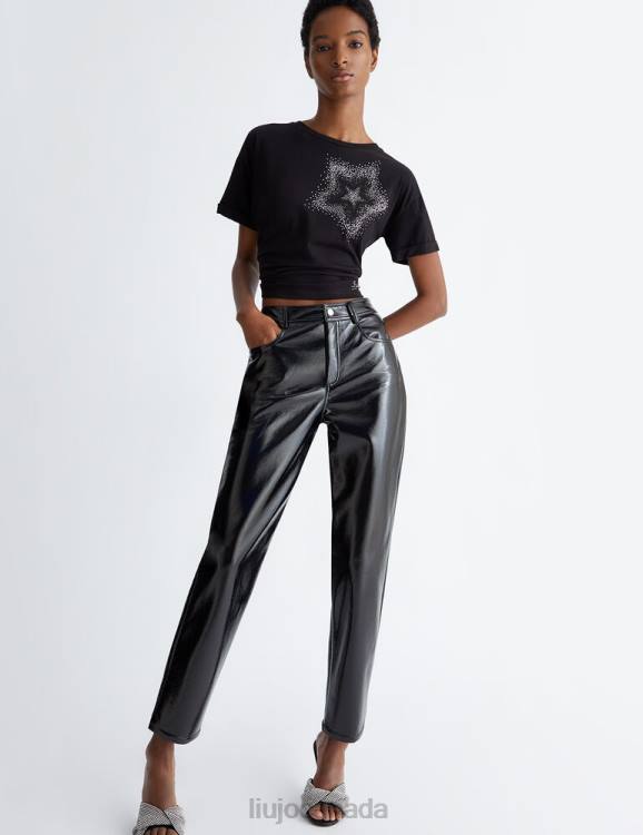 Clothing Liu Jo T-Shirt With Star And Rhinestones Women F606745