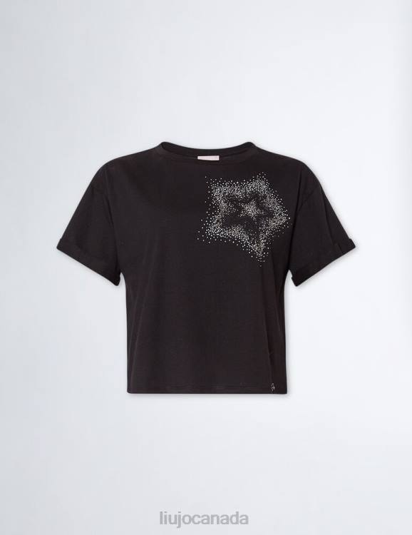 Clothing Liu Jo T-Shirt With Star And Rhinestones Women F606745